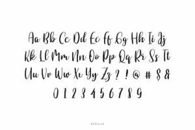 Withsand Calligraphy Font - Image 2