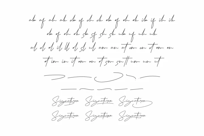 Signaturex Font - Image 2