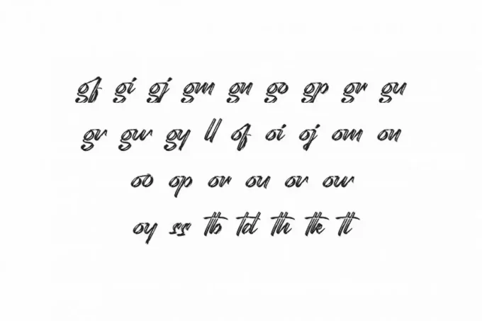 Roughdown Font - Image 5