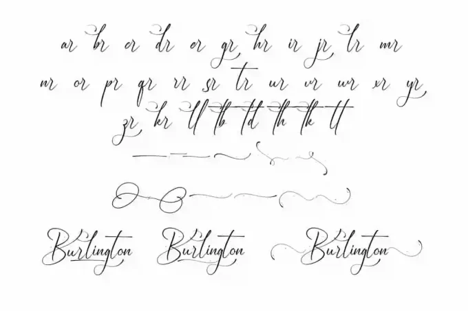 Burlington Handwriting Font - Image 6