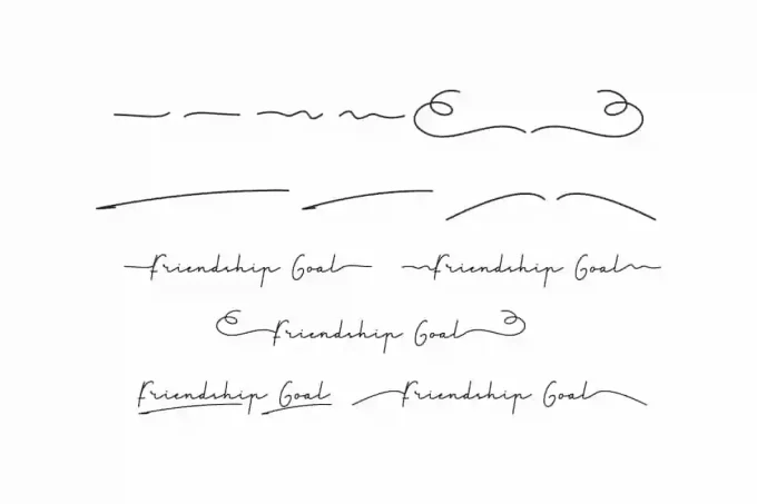 Friendship Goal Signature Font - Image 4