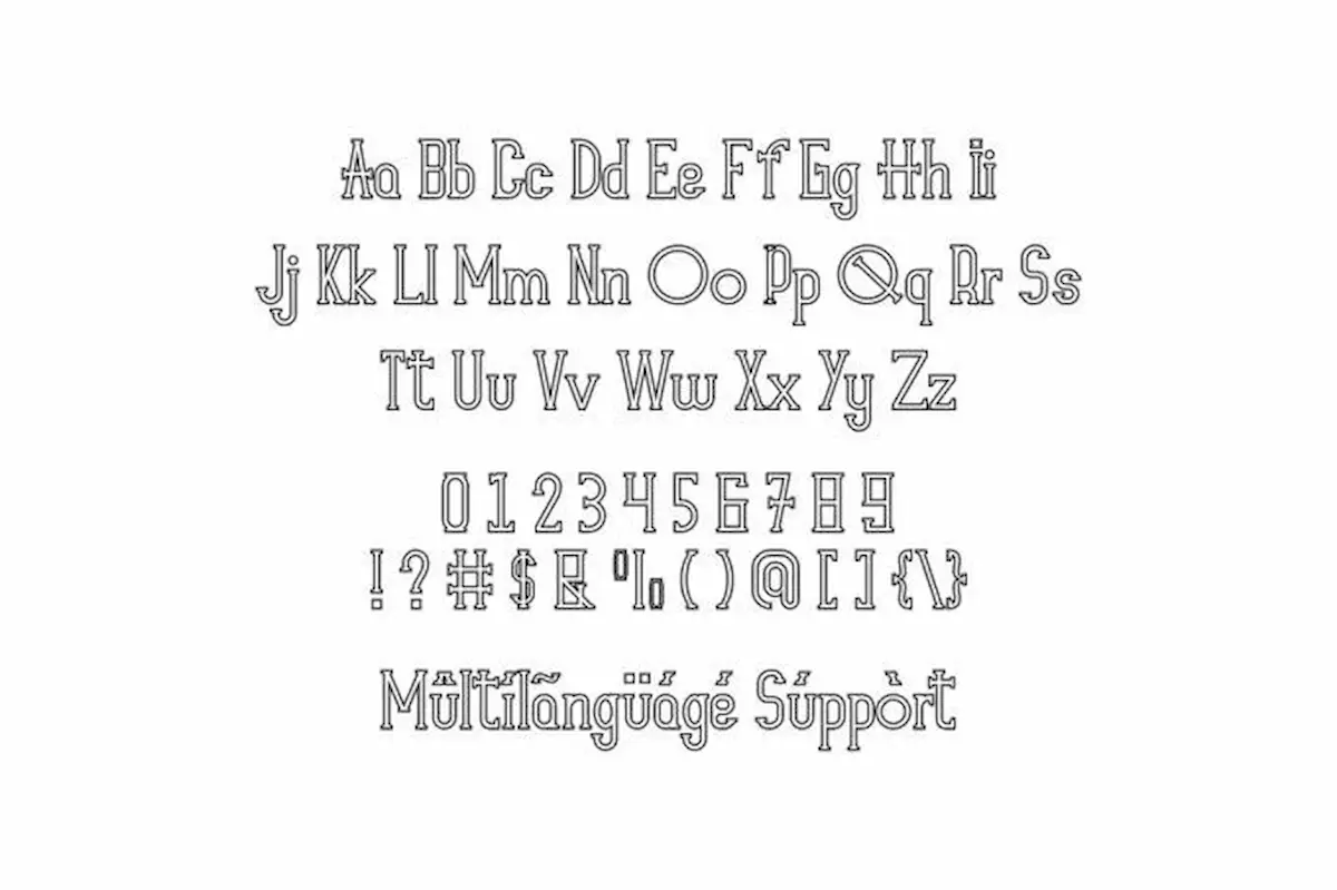 Type Old Vintage Font - Image 7