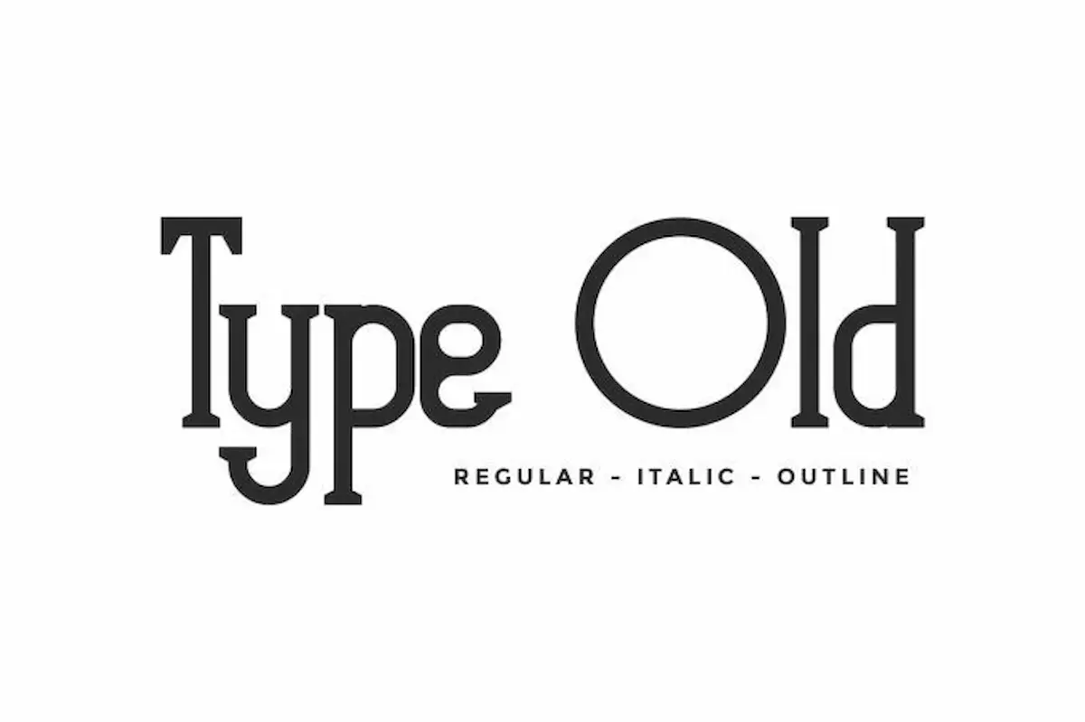 Type Old Vintage Font