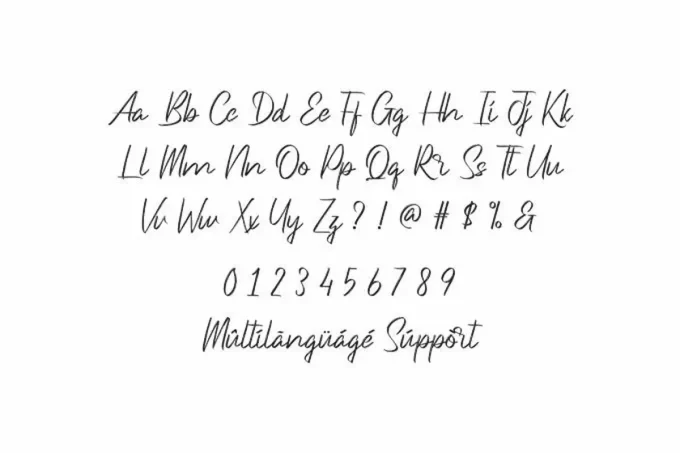 Underlines Handwriting Font - Image 3