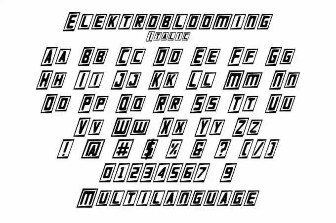 Elektroblooming Font - Image 5