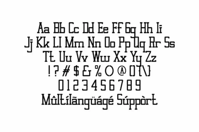 Baseballer Serif Font