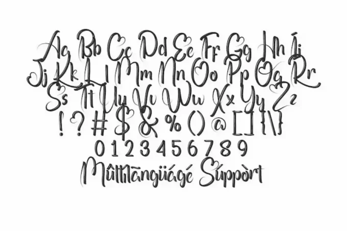 Kramfors Textured Script Font