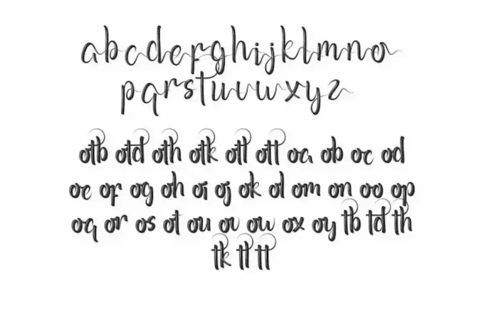 Kramfors Textured Script Font