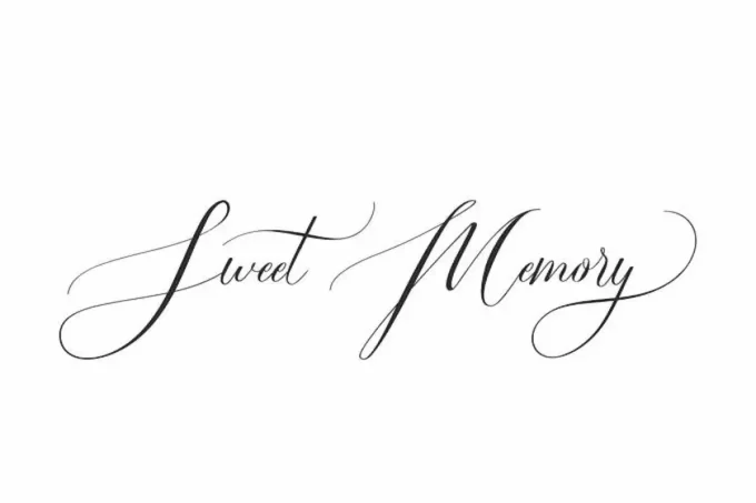 Sweet Memory Font