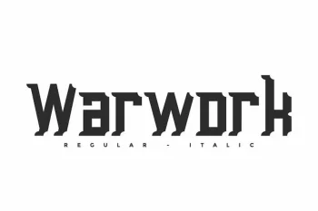 Warwork Font