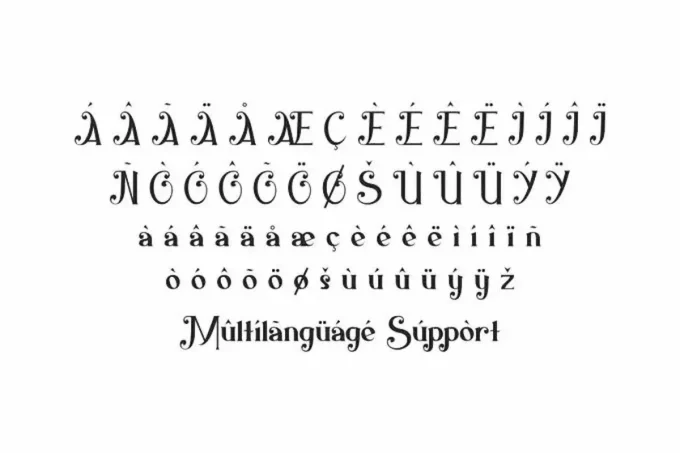 Shiny Flower Font