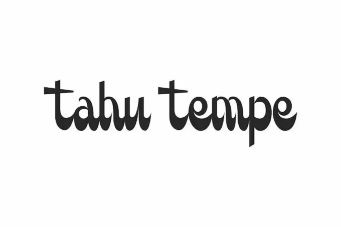 Tahu Tempe Font