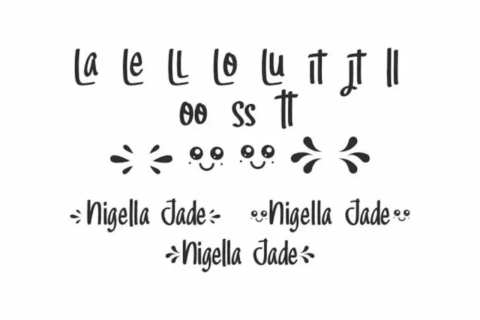 Nigella Jade Font