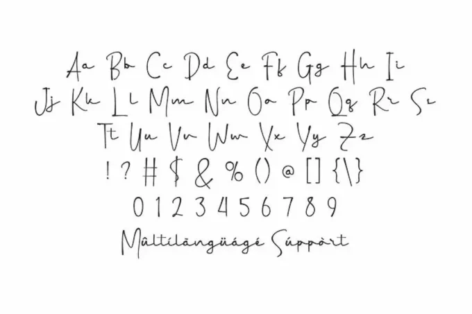 Hair Color Font