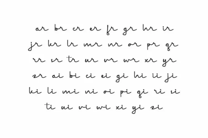 Hair Color Font