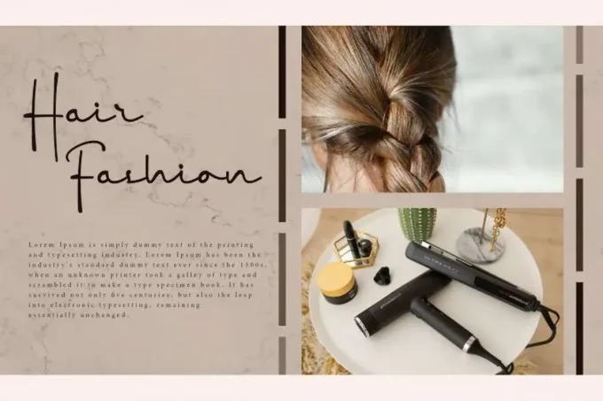 Hair Color Font