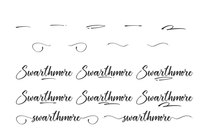 Swarthmore Font