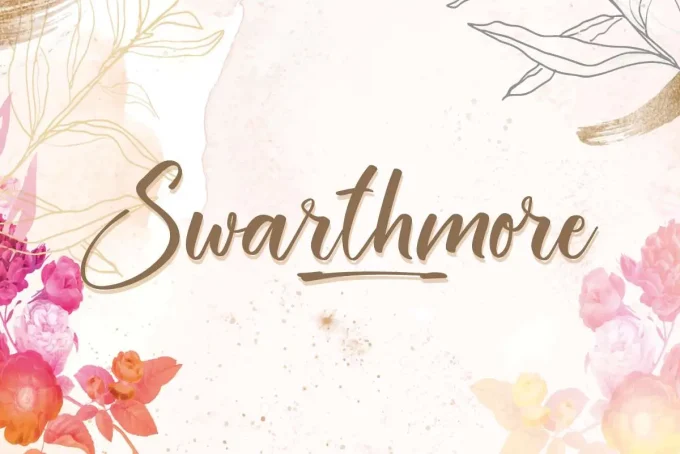 Swarthmore Font