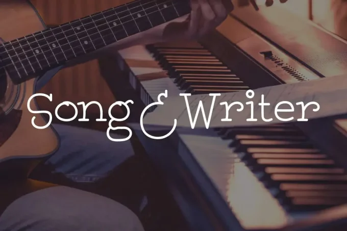 Song And Writer Font