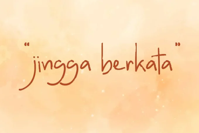 Jingga Berkata