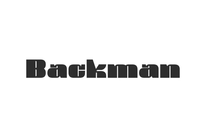 Backman Writing Icon Backman Font By NihStudio
