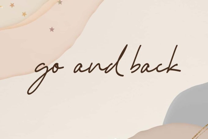 Go And Back Font - Image 9