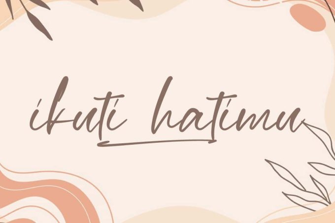 Ikuti Hatimu Font - Image 9