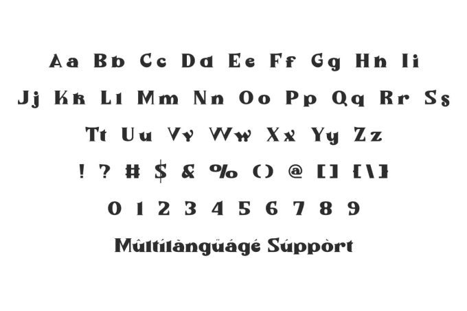 British Flower Font - Image 5