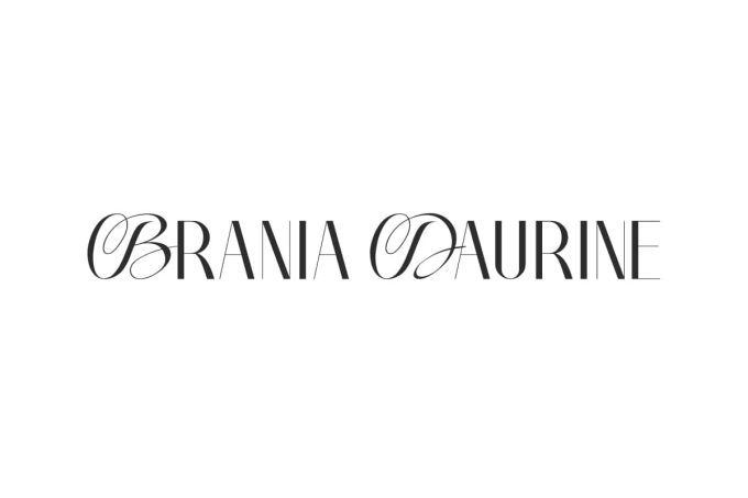 Brania Daurine Font