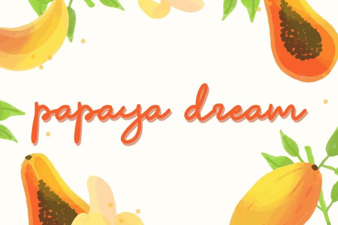 Papaya Dream Font - Image 8