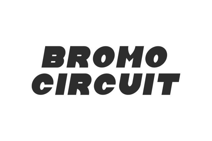 Bromo Circuit Font