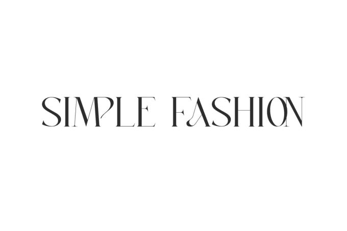 Simple Fashion Font