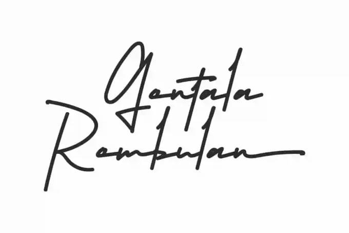 Gentala Rembulan Font