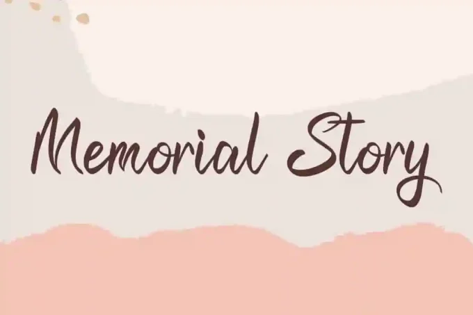 Memorial Story Font