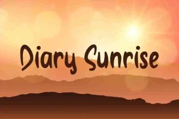 Diary Sunrise