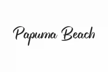 Papuma Beach Font