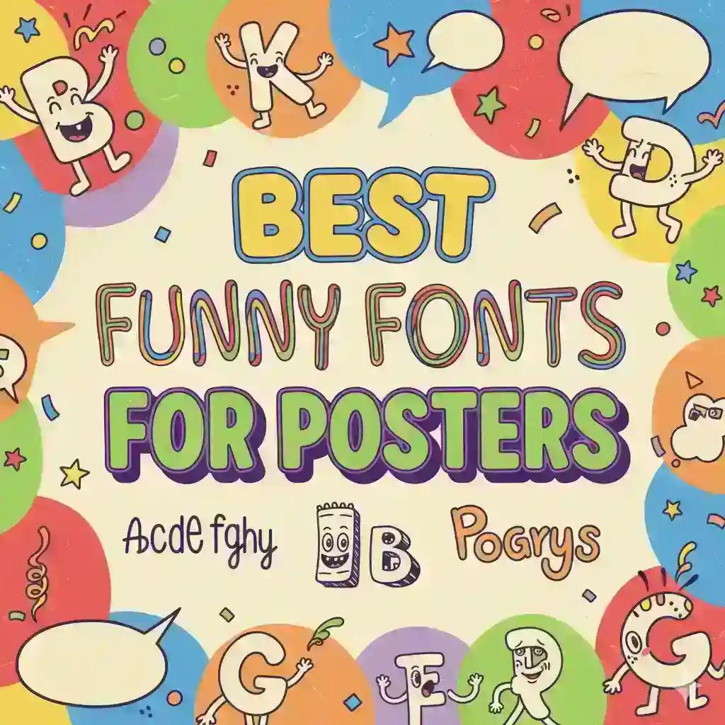 Best Funny Fonts For Posters Top Picks Tips From Nih Studio