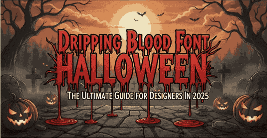 Dripping Blood Font Halloween