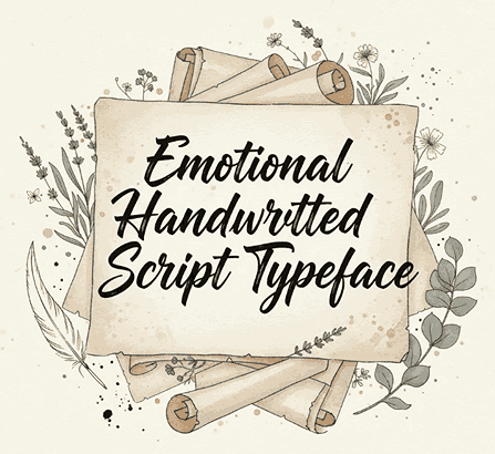 Emotional Handwritten Script