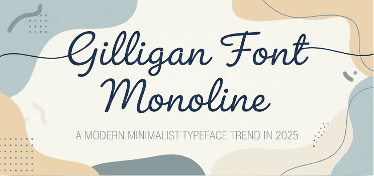 Gilligan Font Monoline