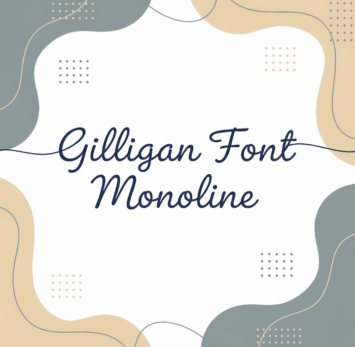 Gilligan Font Monoline